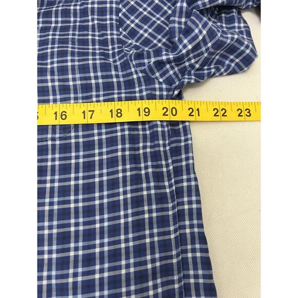 Vineyard Vines Mens Blue Plaid Long Sleeve Class Fit Tucker Button-Up Shirt Sz S - Picture 5 of 7